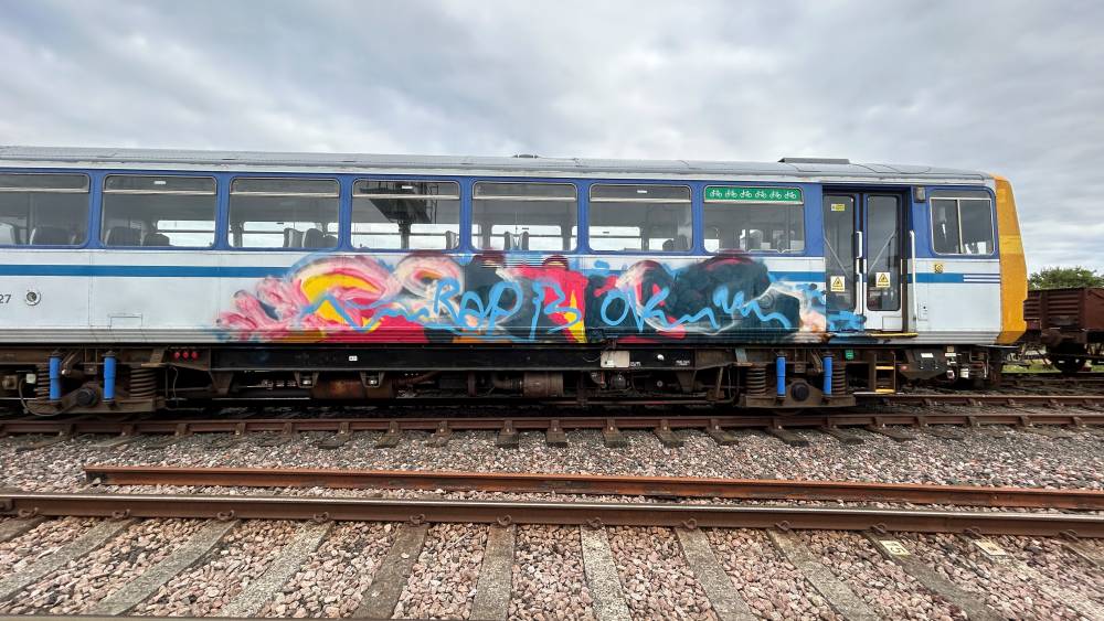 Pacer 144004 graffiti damage
